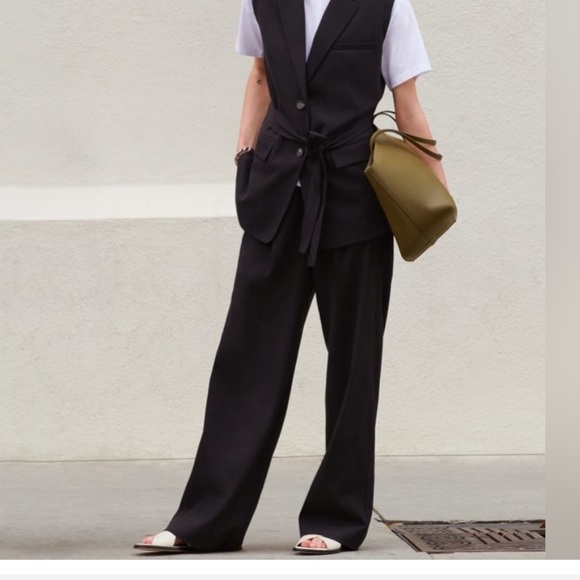 EVERLANE The Way High Drape Pants - Picture 2 of 4